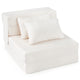 Giantex Folding Sofa Bed, 3-in-1 Convertible Sleeper Chair with 2 Pillows