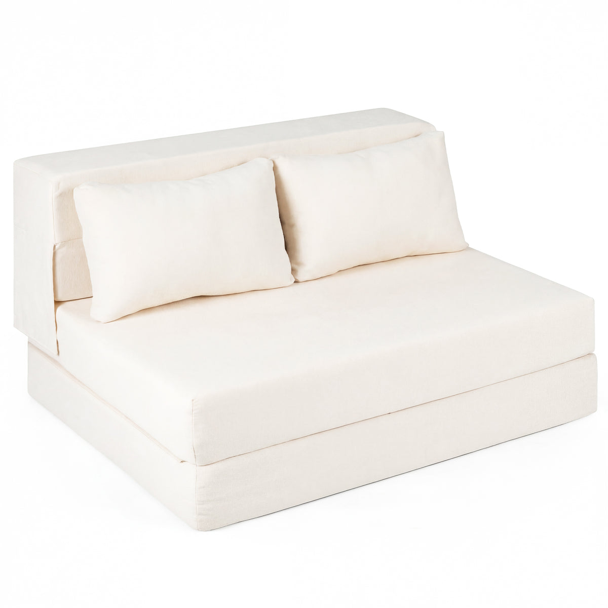 Giantex Folding Sofa Bed, 3-in-1 Convertible Sleeper Chair with 2 Pillows