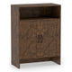 Giantex Shoe Cabinet with 2 Barn Doors, Modern Narrow Shoe Storage Cabinet