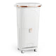 38L Double-Layer/42L 3-Layer Sorting Trash Bin with Step Pedal and Wheels