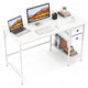 Giantex 120 cm Home Office Desk, Modern Computer Workstation with 2 Drawers