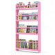 Kids Bookshelf, 4-Tier Wall Mounted Bookshelf for Toys & Books