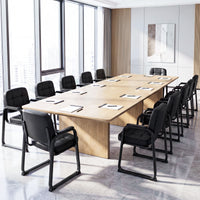Office Reception Chairs with Padded Armrests Set of 2/4