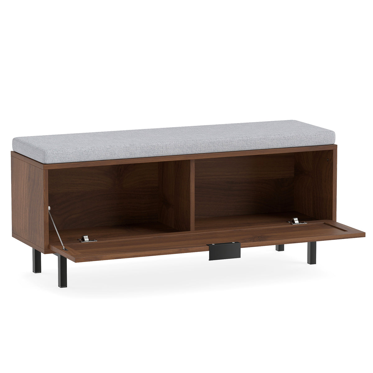 Shoe Storage Bench with Padded Cushion for Hallway Bedroom