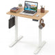Small Electric Standing Desk 80x60 cm Height Adjustable with 3 Memory Settings