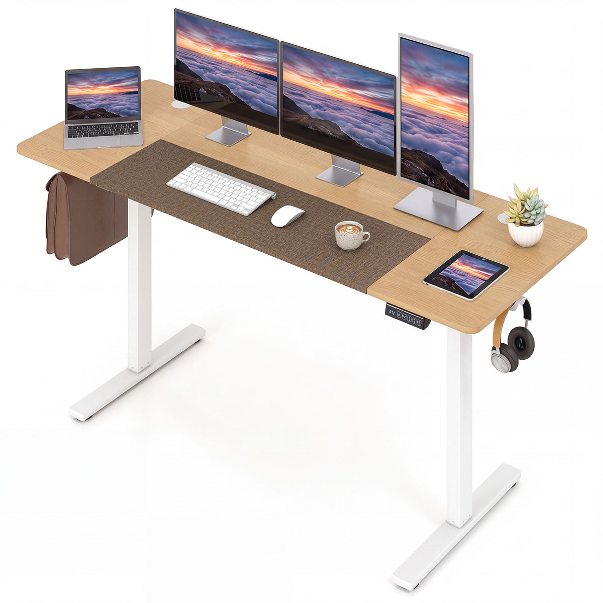 Giantex 160x60cm Electric Height Adjustable Standing Desk