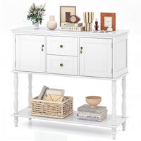 Console Table with 2 Drawers & 2 Door Cabinets