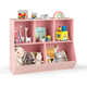 5-Cubby Kids Toy Storage Organizer with Footboard for Kids