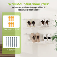 Closet Shelves Wall Mounted Set of 2