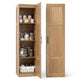 150 cm Tall Storage Cabinet, 4-Tier Freestanding Floor Cabinet