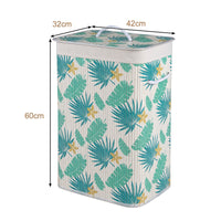 72 L Bamboo Hamper with Lid and Liner for Laundry Room or Bedroom