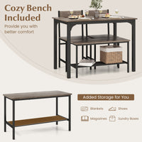 Giantex 4-Piece Dining Table & Chair Set