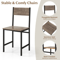 Giantex 4-Piece Dining Table & Chair Set