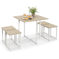 Giantex 5-Piece Dining Table Set for Small Space