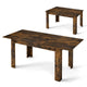 Extendable Dining Table Kitchen Industrial Table w/ Adjustable Tabletop