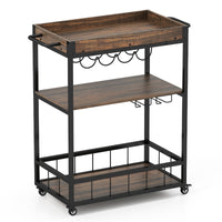 Giantex Kitchen Cart on Wheels, Bar Cart