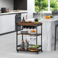 Giantex Kitchen Cart on Wheels, Bar Cart