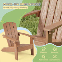 Kids Adirondack Chair for Ages 3-8 Children Boys Girls