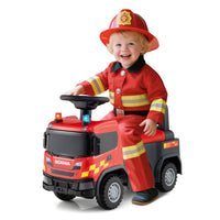 Kids Ride On Push Car with Steering Wheel Lights Sirens Horn and Music for 18 Months+