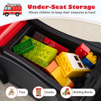 Kids Ride On Push Car with Steering Wheel Lights Sirens Horn and Music for 18 Months+