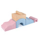 Kids Crawl and Climb foam Play Set 6-Piece with Suede Fabric Covers