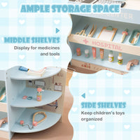 Kids Doctor Play Set with Eye Chart and Toy CT Machine for Kids