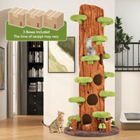 Large Cat Tree Multi-layer Cat Tower with Condos Sisal Scratching Board