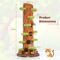 Large Cat Tree Multi-layer Cat Tower with Condos Sisal Scratching Board