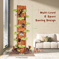 Large Cat Tree Multi-layer Cat Tower with Condos Sisal Scratching Board