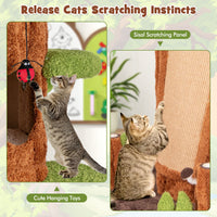 Large Cat Tree Multi-layer Cat Tower with Condos Sisal Scratching Board