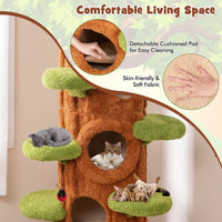 Large Cat Tree Multi-layer Cat Tower with Condos Sisal Scratching Board