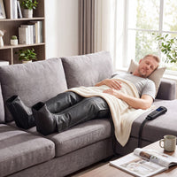 Leg Air Compression Massager with 6 Modes 3 Heat and Intensity Levels