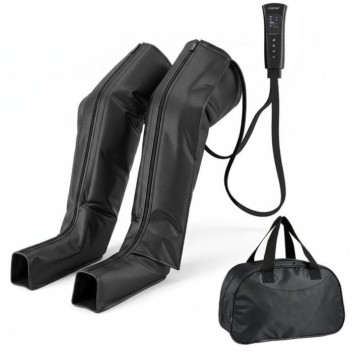 Leg Air Compression Massager with 6 Modes 3 Heat and Intensity Levels