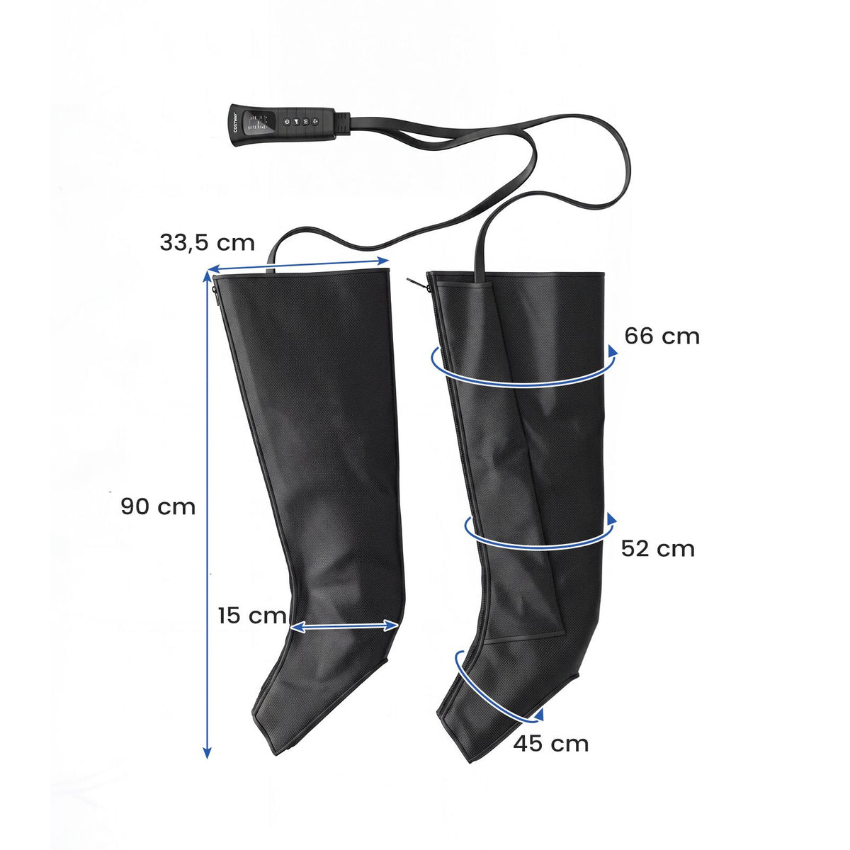 Leg Air Compression Massager with 6 Modes 3 Heat and Intensity Levels