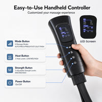 Leg Compression Massager with Heat for Pain Relief and Circulation