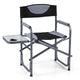 Lightweight Folding Camping Chair with Side Table and Cup Holder