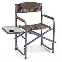 Lightweight Folding Camping Chair with Side Table and Cup Holder
