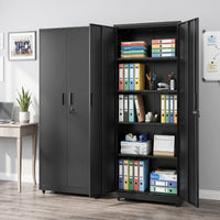 Lockable File Cabinet with 4 Wheels 2 Locks and Anti Tipping Kits