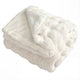 Luxury Faux Fur Throw Blanket for Bed Armchair Sofa