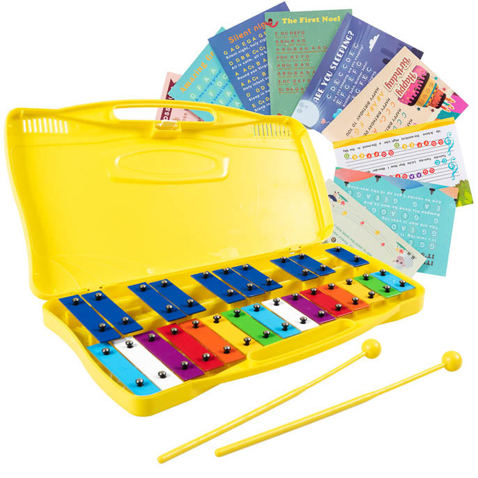 25 Note Xylophone with suitcase-like outlook for Kids