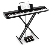 88-Key Keyboard Piano Set, Full Size Semi-weighted Digital Piano with Adjustable Stand