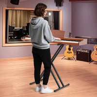 88-Key Keyboard Piano Set, Full Size Semi-weighted Digital Piano with Adjustable Stand