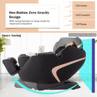 Full Body 3D Massage Recliner Chair with Double SL Track and 12 Auto Modes