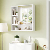 Medicine Cabinet with Mirror and Removable Adjustable Shelf for Bathroom