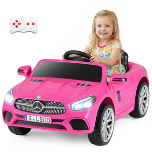 12V Licensed Mercedes Benz Kids Ride On Car with Parent Remote Control