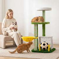 Modern Cat Tree with Multi-level for Indoor Kittens