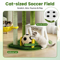 Modern Cat Tree with Multi-level for Indoor Kittens