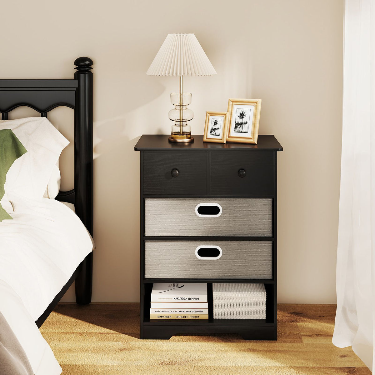 4-Drawer Dresser Modern Chest Storage Organizer