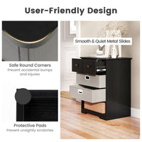 4-Drawer Dresser Modern Chest Storage Organizer