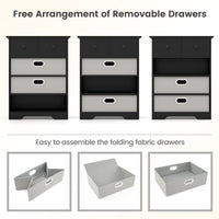 4-Drawer Dresser Modern Chest Storage Organizer